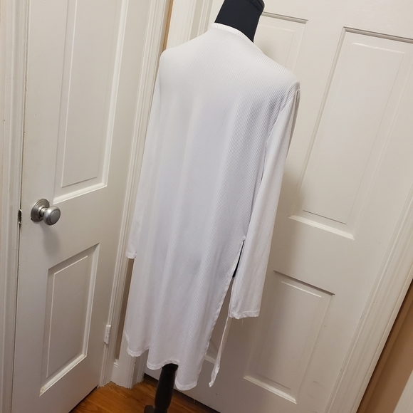 Splash White Lightweight Kimono Size 1X runs small - Picture 5 of 10
